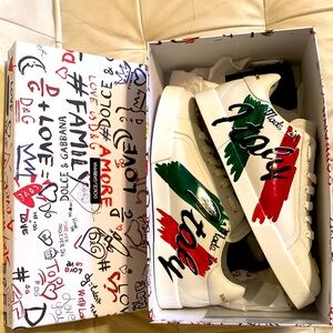 Authentic Dolce and Gabbana Italia Sneakers